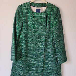 JCrew  Tweed Metallic thread Coat Size 2